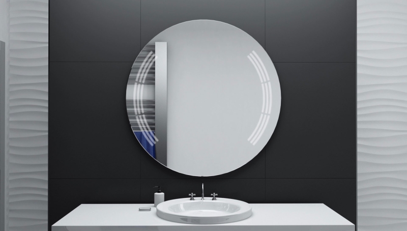 Runder Badspiegel mit LED-Beleuchtung für Ihr Bad nach Maß - Badspiegel Rund AMICA von Glaswerk24