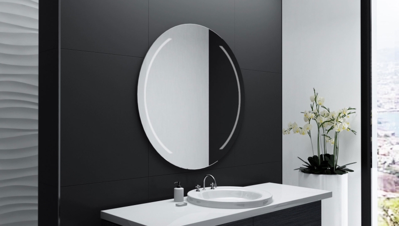 Runder Badspiegel mit LED-Beleuchtung für Ihr Bad nach Maß - Badspiegel Rund ASIR von Glaswerk24