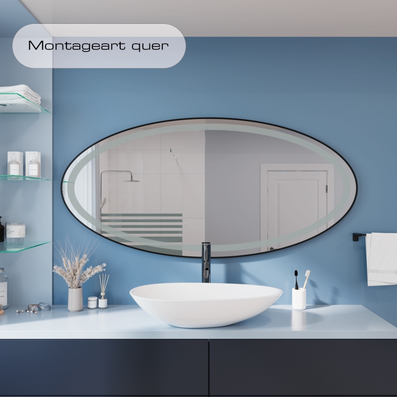 Azor EL mit Rahmen montageart quer