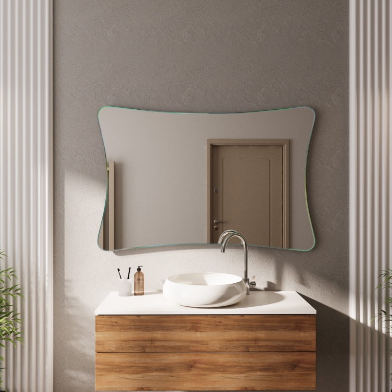 Badspiegel Brindisi mit LED Beleuchtung