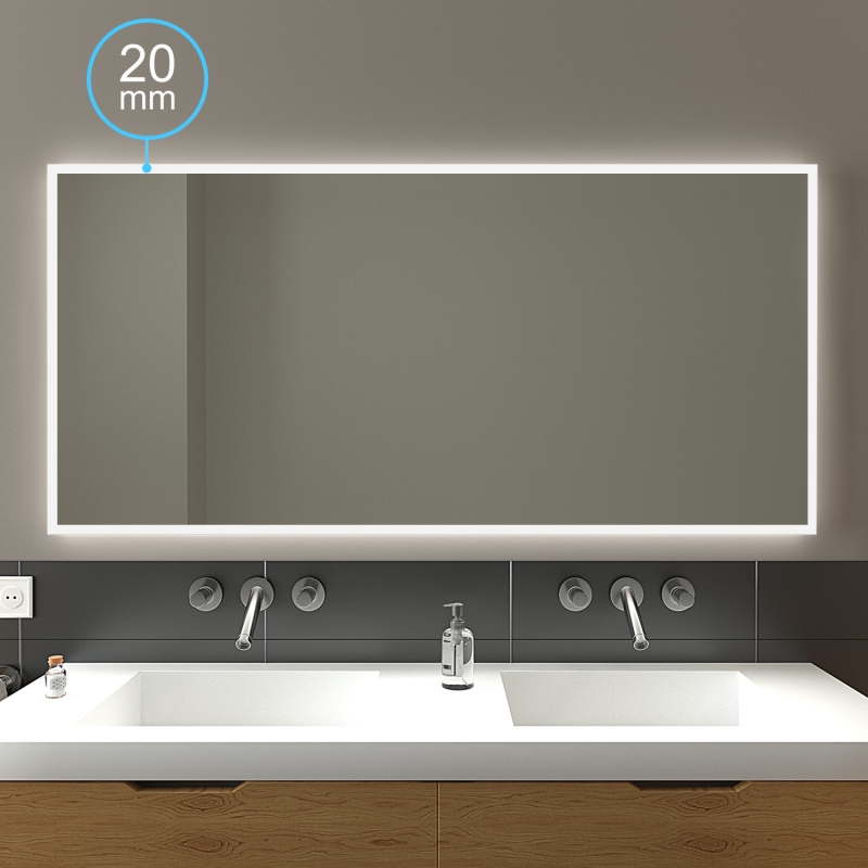 Badspiegel Sete 20 mit LED Beleuchtung