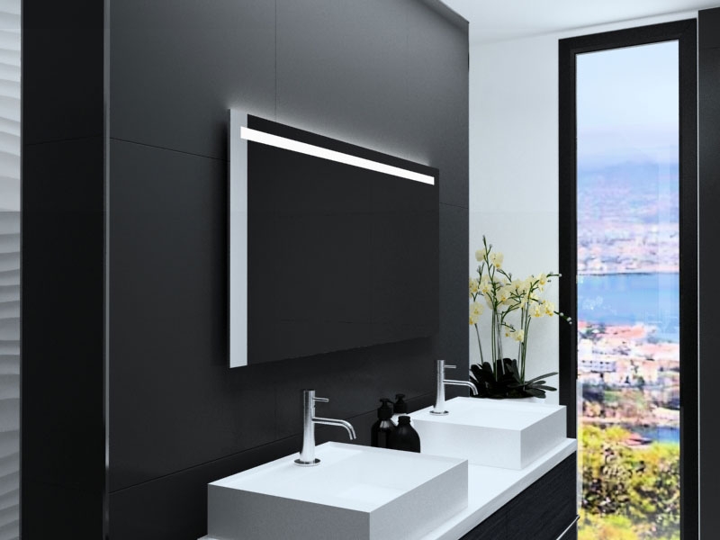 Badspiegel Lyon mit LED Beleuchtung