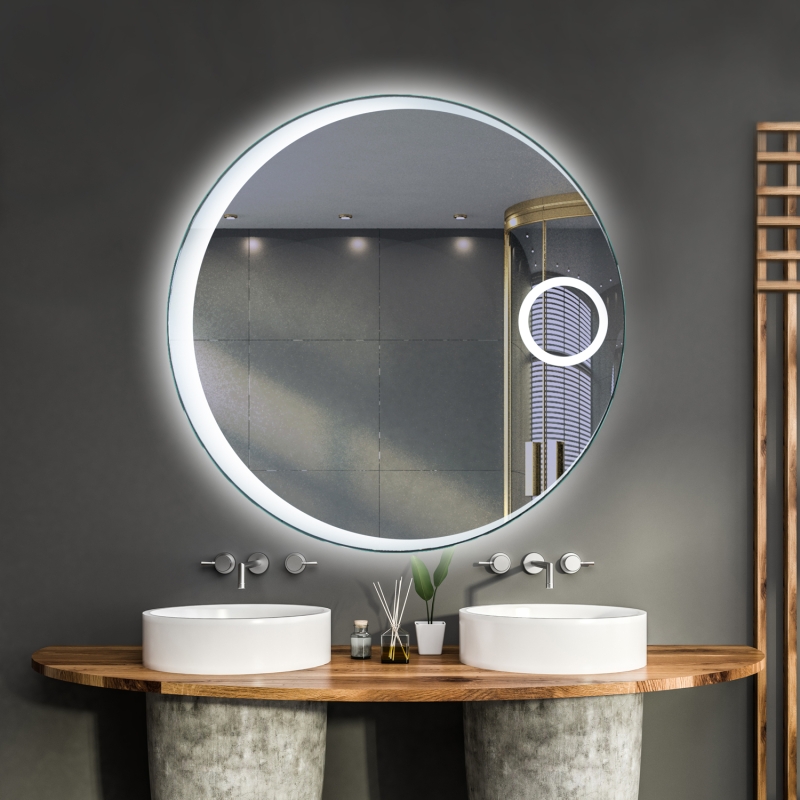 Badspiegel rund mit LED Beleuchtung LDR506