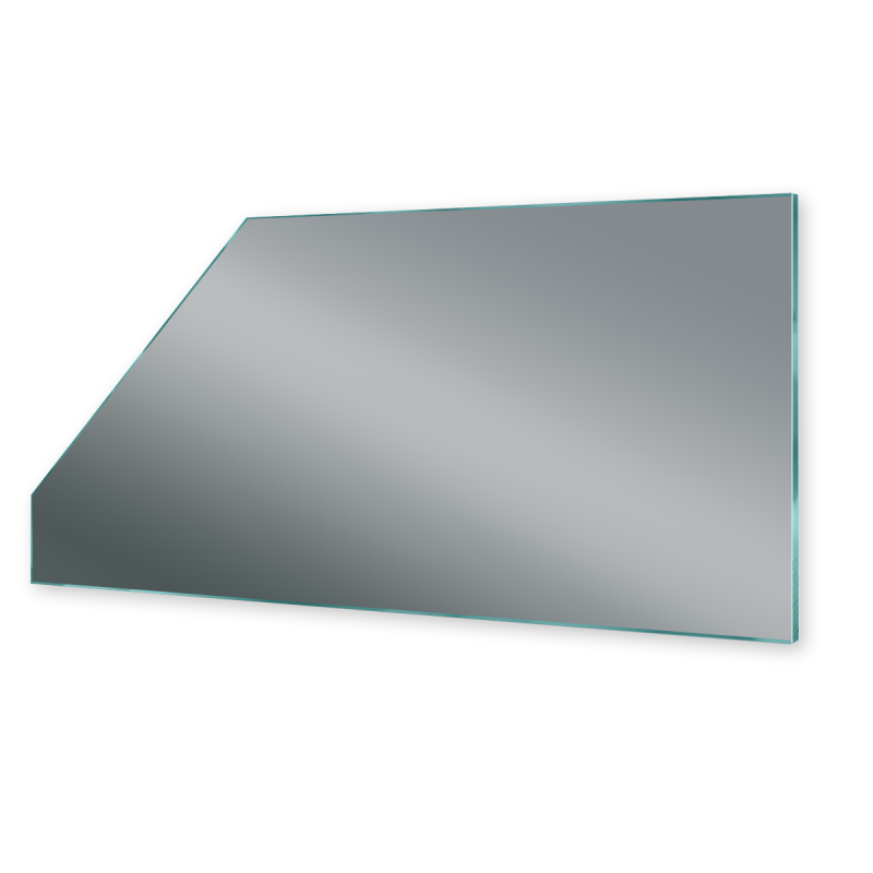LED-Badspiegel für Dachschrägen - Kristallspiegel DS schema