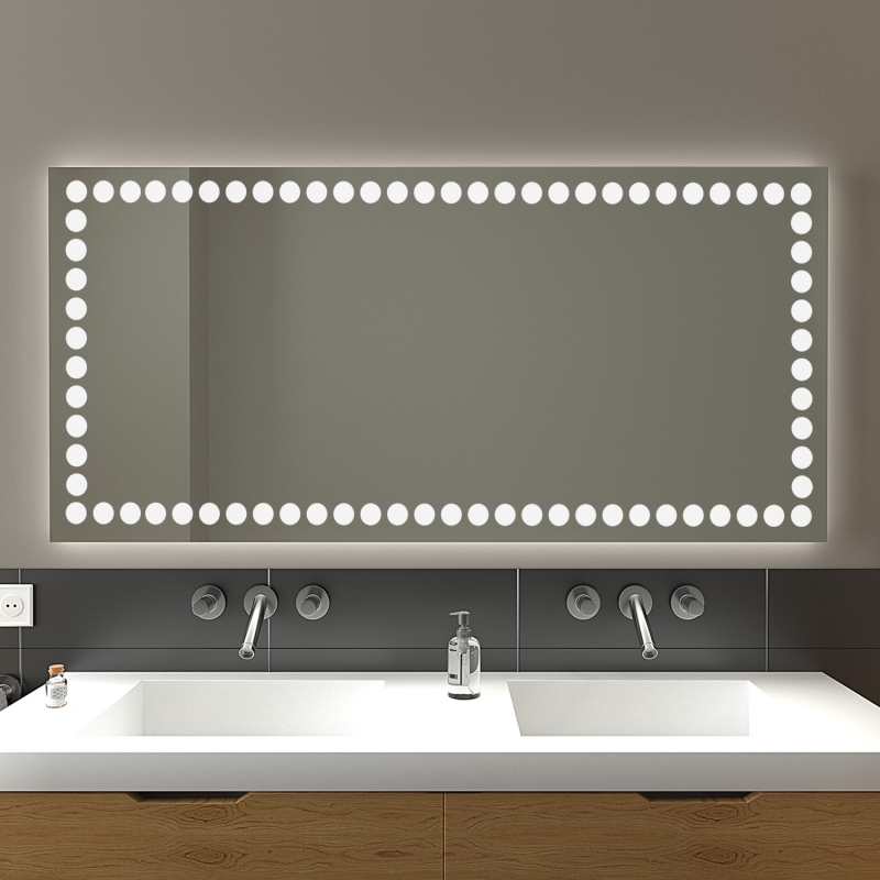 Badspiegel Stra mit LED Beleuchtung